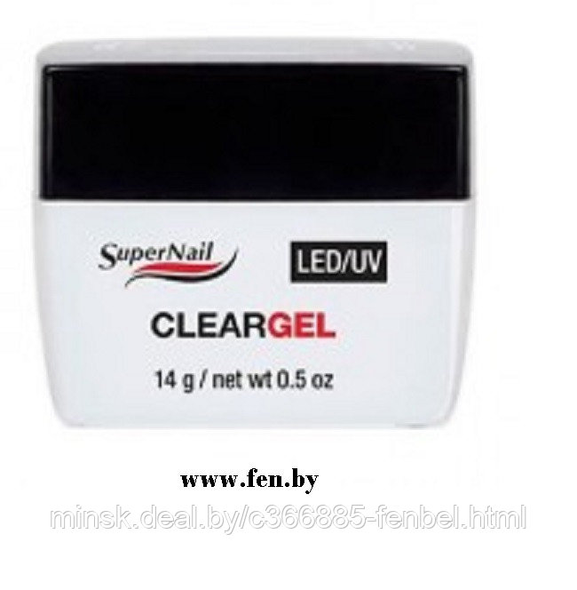Гель Super Nail LED/ UV Clear прозрачный 14g