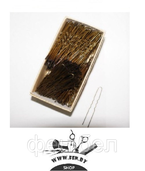 Шпильки для волос "DAMA" (63мм., 250гр., бронзовые) - фото 1 - id-p67349623