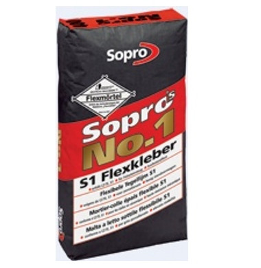 Клей для плитки универсальный Sopro №1 25 кг,5кг