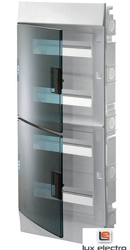 ABB MISTRAL41F 48M (4х12), двойная прозрачная дверь, IP30 электрощит встраиваемый - фото 1 - id-p67352037