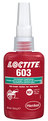 Фиксатор Loctite 603  цилиндрических соединений, высокой прочности, быстрый 50 мл