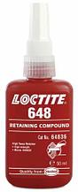 Фиксатор Loctite 648 цилиндрических соединений, высокопрочный, высокотемпературный, быстрый 50 мл