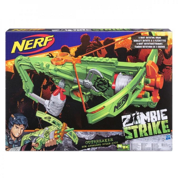 Hasbro Nerf B9093 Бластер-арбалет НЁРФ Зомби Страйк Аутбрейкер - фото 2 - id-p67366761