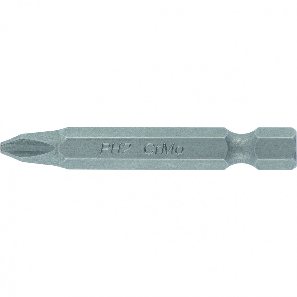 Набор бит PH2x50, сталь CrMo, 5шт //Сибртех 11241