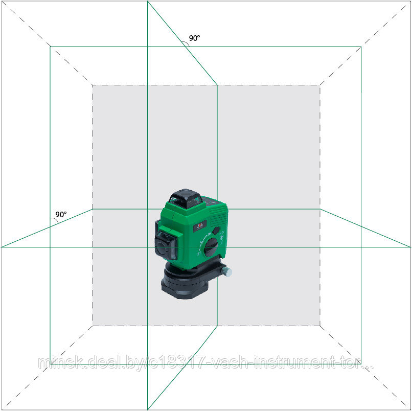 Лазерный нивелир ADA TopLiner 3×360 Green