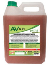 AV N01 для мойки полов, эффект антистатика, для мытья ламината, паркета 5л