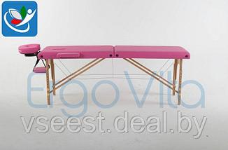 Складной массажный стол ErgoVita Classic (розовый), фото 2