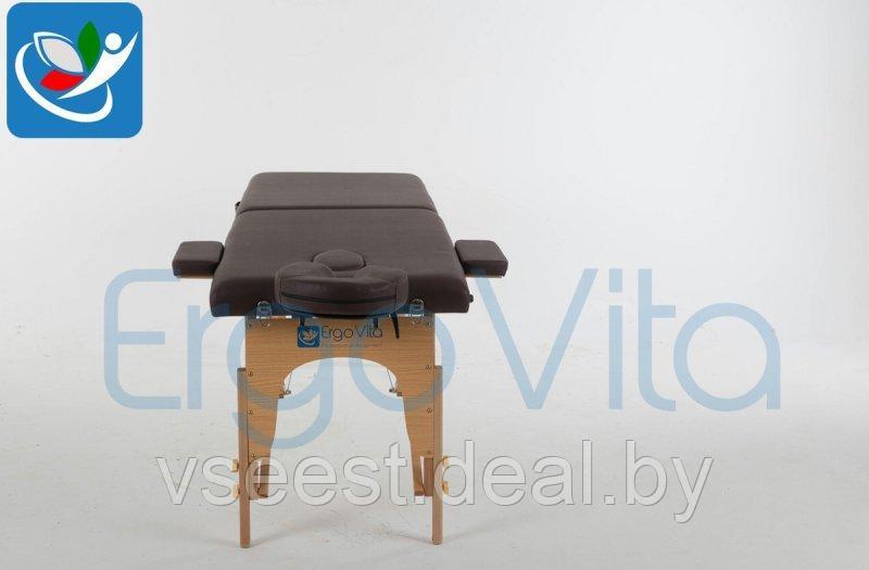 Складной массажный стол ErgoVita Classic (коричневый) - фото 5 - id-p67466836