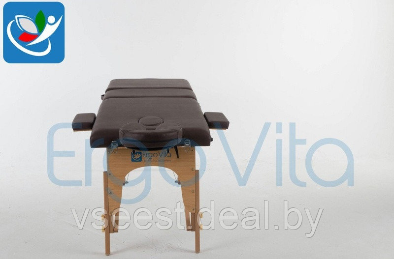 Складной массажный стол ErgoVita Classic Plus (коричневый) - фото 6 - id-p67466840