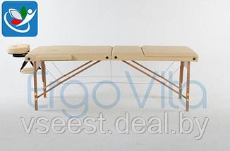 Складной массажный стол ErgoVita Classic Comfort Plus (бежевый), фото 3