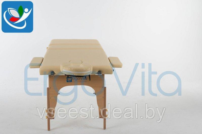 Складной массажный стол ErgoVita Classic Comfort Plus (бежевый) - фото 6 - id-p67466842