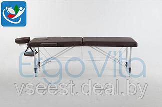 Складной массажный стол ErgoVita Classic Alu (коричневый), фото 2