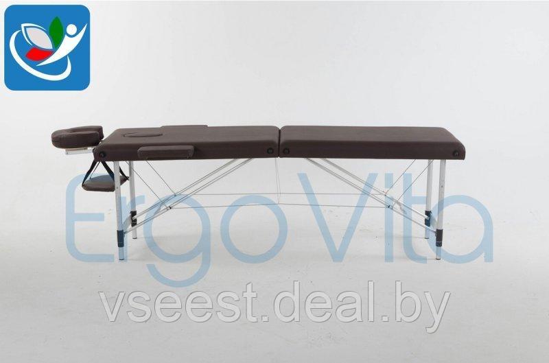 Складной массажный стол ErgoVita Classic Alu (коричневый) - фото 2 - id-p67466845