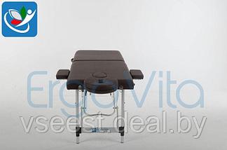 Складной массажный стол ErgoVita Classic Alu (коричневый), фото 3