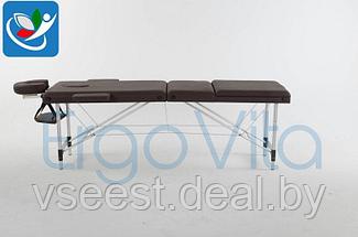Складной массажный стол ErgoVita Classic Alu Plus (коричневый), фото 3