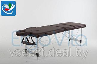 Складной массажный стол ErgoVita Classic Alu Plus (коричневый), фото 2