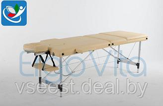 Складной массажный стол ErgoVita Classic Alu Plus (бежевый), фото 2
