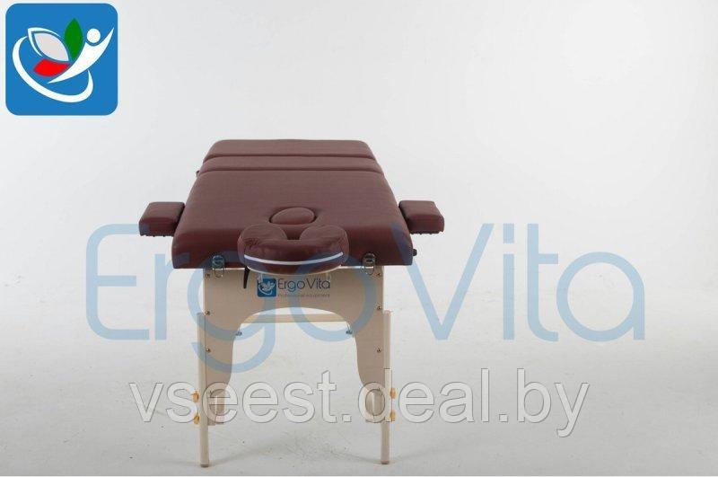 Складной массажный стол ErgoVita Master Plus (бордовый) - фото 6 - id-p67466860