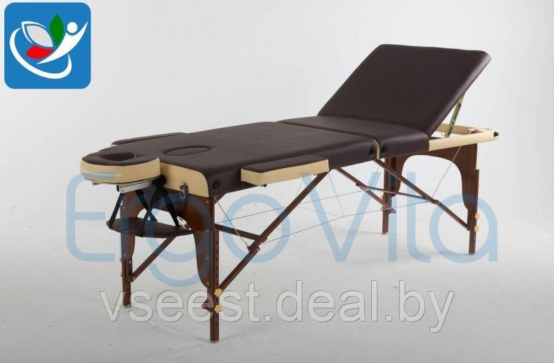 Складной массажный стол ErgoVita Master Comfort Plus (коричневый+бежевый)