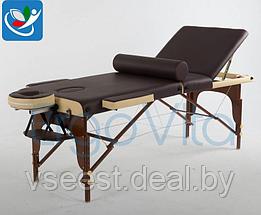 Складной массажный стол ErgoVita Master Comfort Plus (коричневый+бежевый), фото 2