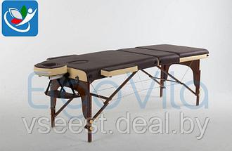 Складной массажный стол ErgoVita Master Comfort Plus (коричневый+бежевый), фото 2
