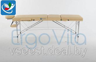 Складной массажный стол ErgoVita Master Alu Plus (бежевый), фото 3