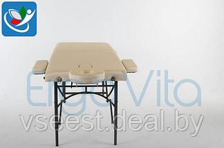 Складной массажный стол ErgoVita Master Alu Comfort (бежевый+кремовый), фото 3