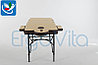 Складной массажный стол ErgoVita Master Alu Comfort Plus (бежевый+коричневый), фото 2