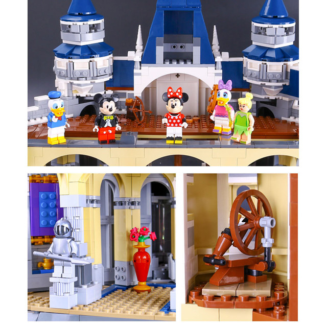 Конструктор Lele Castle "Сказочный замок Disney" 30010 (аналог Lego Disney 71040) 4080 деталей - фото 4 - id-p67467050