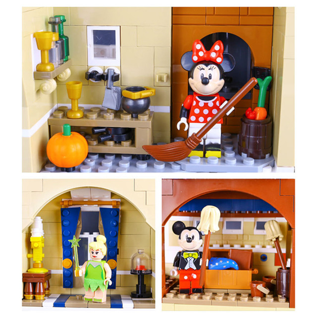 Конструктор Lele Castle "Сказочный замок Disney" 30010 (аналог Lego Disney 71040) 4080 деталей - фото 6 - id-p67467050