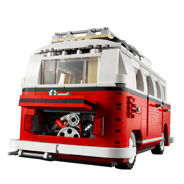 Конструктор 21001 Lepin Creator Автобус Фольксваген Т1 Camper Van (аналог LEGO Creator 10220) 1354 деталей - фото 6 - id-p67467932