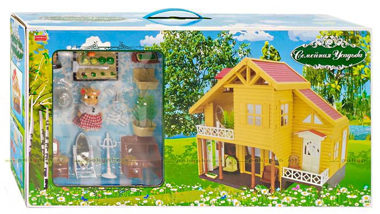 Кукольный домик для кукол "Семейная усадьба" с набором мебели, арт. ZYB-B0559 - фото 2 - id-p67474827