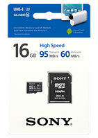 Карта памяти microSD Sony 16GB SR16UX2AT UHS-I 3