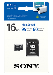 Карта памяти microSD Sony 16GB SR16UX2AT UHS-I 3