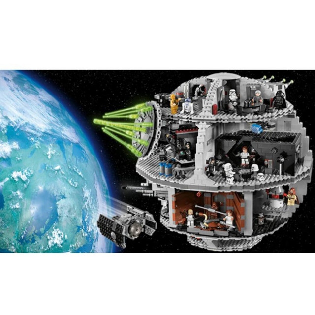 Конструктор Lele Star Wars 35000 "Звезда Смерти" (аналог Lego Star Wars 10188) 3803 детали - фото 10 - id-p67492905