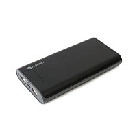 PLATINET Power bank 20000mAh 2xUSB@5.0V 1A & 2.1A BLACK / GRAY [43111]