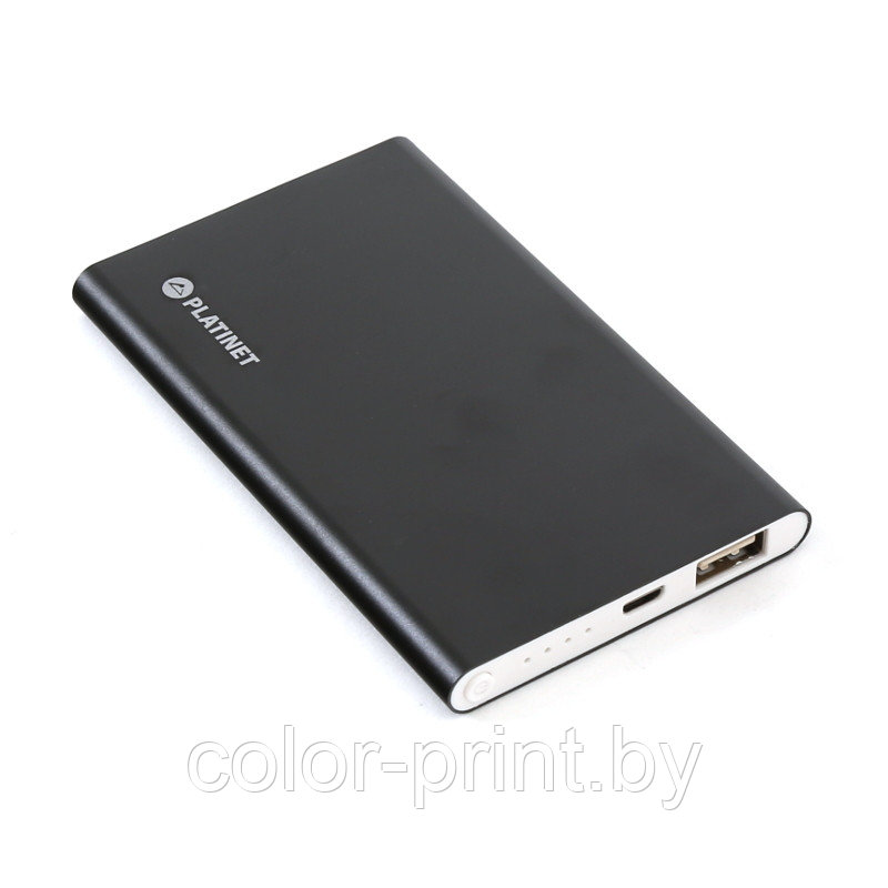 PLATINET Power bank 5000mAh полимер BLACK (черный) [43173]