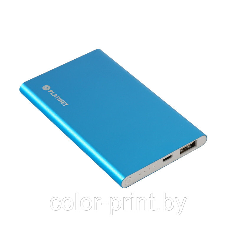 PLATINET Power bank 5000mAh polymer Синий [43174] - фото 1 - id-p67494396