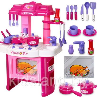 Детская кухня, арт. 008-26 розовая - фото 1 - id-p67494722