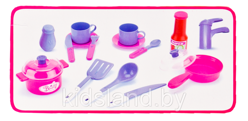 Детская кухня, арт. 008-26 розовая - фото 3 - id-p67494722