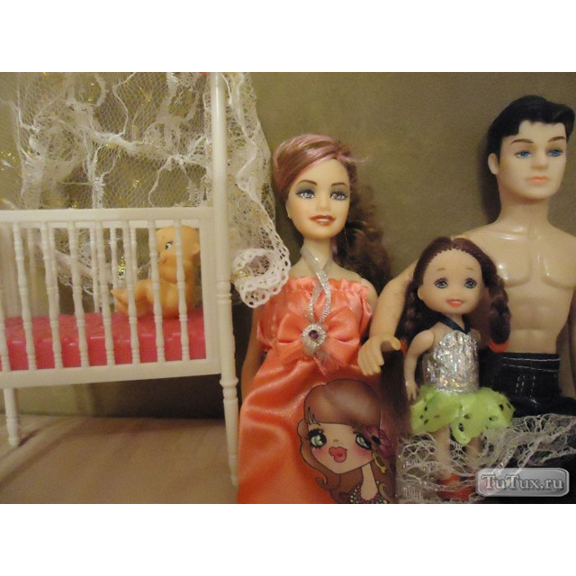 Игровой набор Belle "Счастливая семья" (с беременной куклой-мамой) JX600-97 - фото 4 - id-p67506289