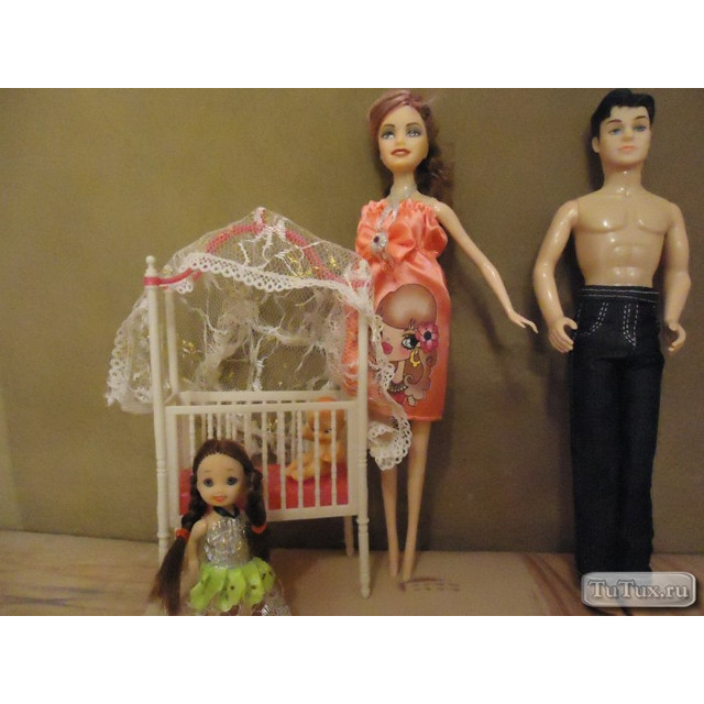 Игровой набор Belle "Счастливая семья" (с беременной куклой-мамой) JX600-97 - фото 6 - id-p67506289