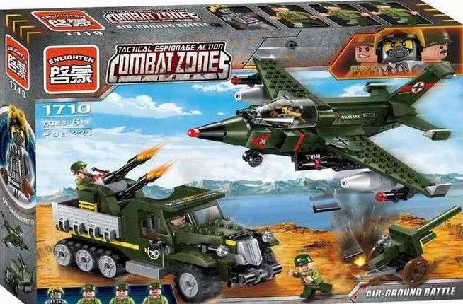 Конструктор 1710 Brick (Брик) Авианалет, 223 дет., аналог LEGO (Лего )