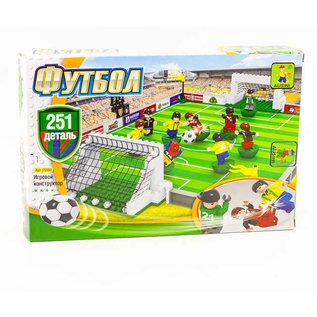 Игровой конструктор Ausini 25590 "Футбол" (аналог Lego) 251 деталь 