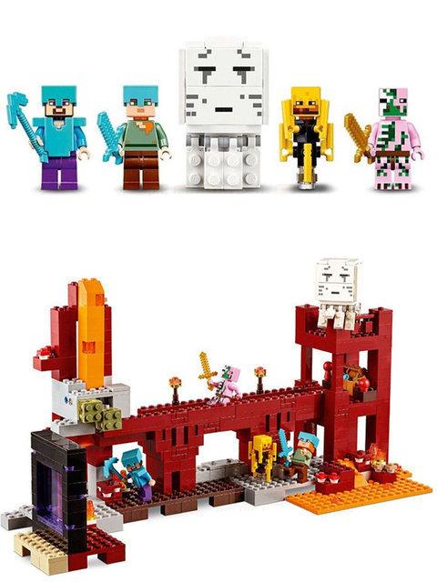 Конструктор Bela 10393 подземная крепость аналог Lego майнкрафт, Minecraft 21122 в - фото 4 - id-p67511977