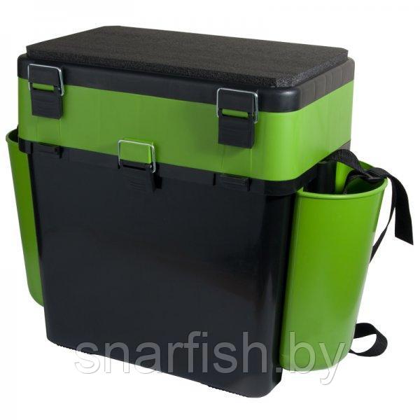 Ящик зимний рыболовный Helios FishBox, 19л, ярко зеленый - фото 1 - id-p67515489