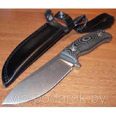 Нож Russian Bear, Stonewash Blade, Micarta Handle