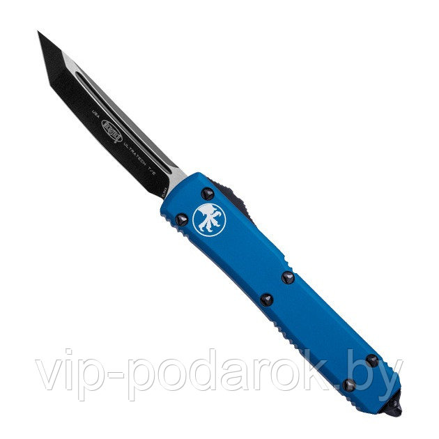 Нож автоматический выкидной Microtech Ultratech Blue - фото 1 - id-p67523881