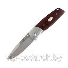 Нож PXL Folding Knife, 3G - Steel Blade, Maroon Micarta Handles