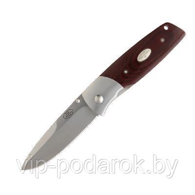 Нож PXL Folding Knife, 3G - Steel Blade, Maroon Micarta Handles - фото 1 - id-p67523922